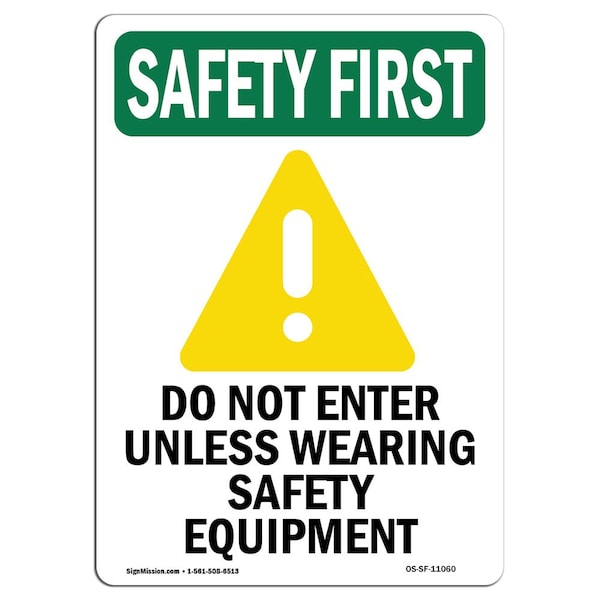 OSHA, 5" Height, Decal, 5" H, Portrait, PK10, OS-SF-D-35-V-11060-10PK